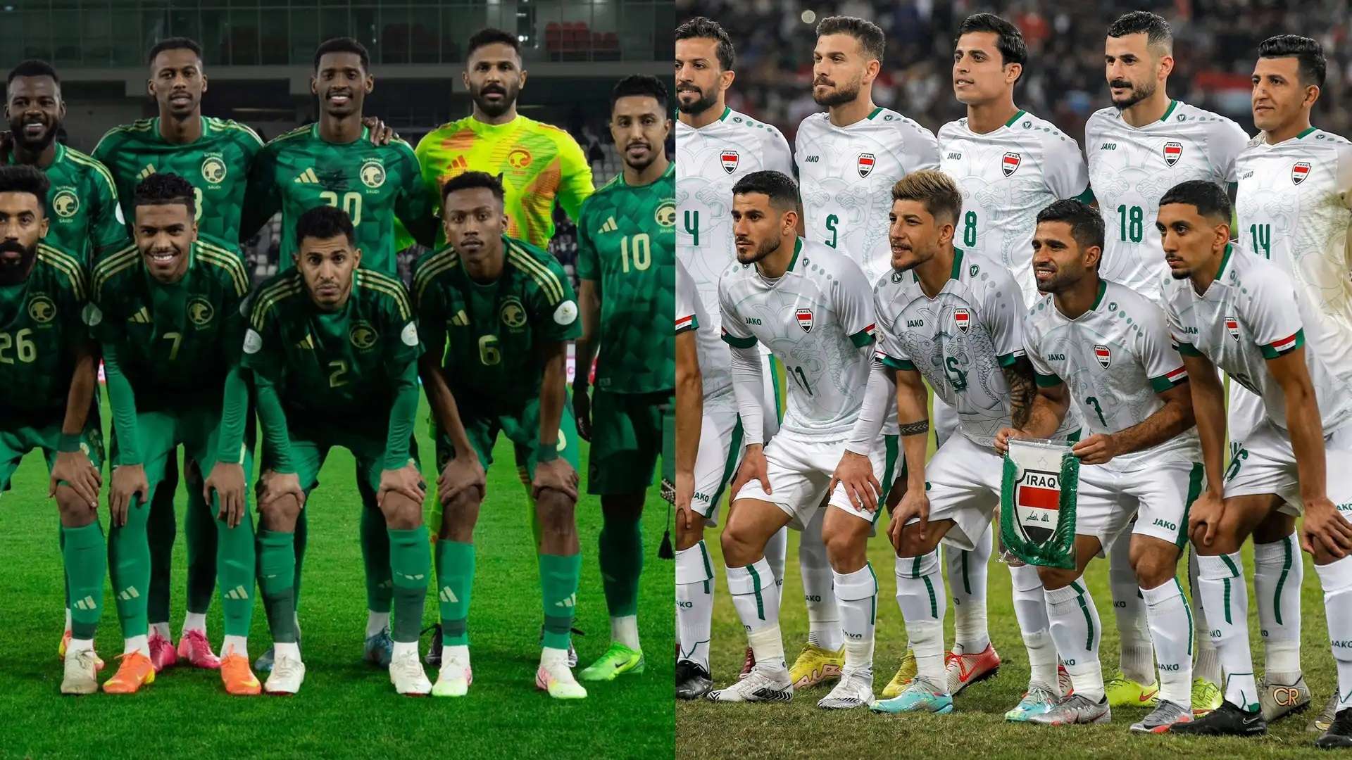 تاريخ مواجهات المنتخب السعودي والعراقي قبل صدام اليوم في كأس الخليج